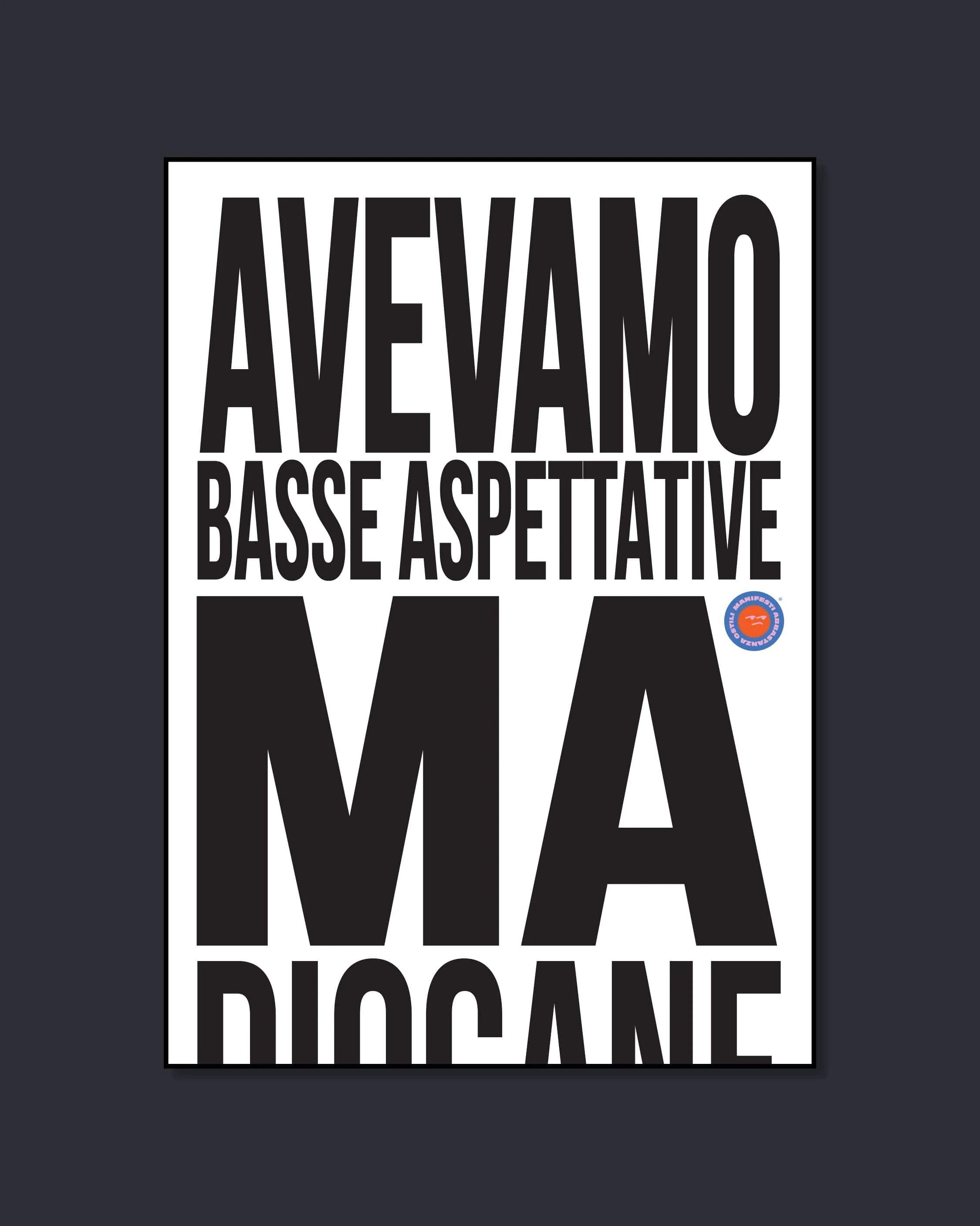 Maglietta Avevamo basse aspettative ma - Minimal - Image 5